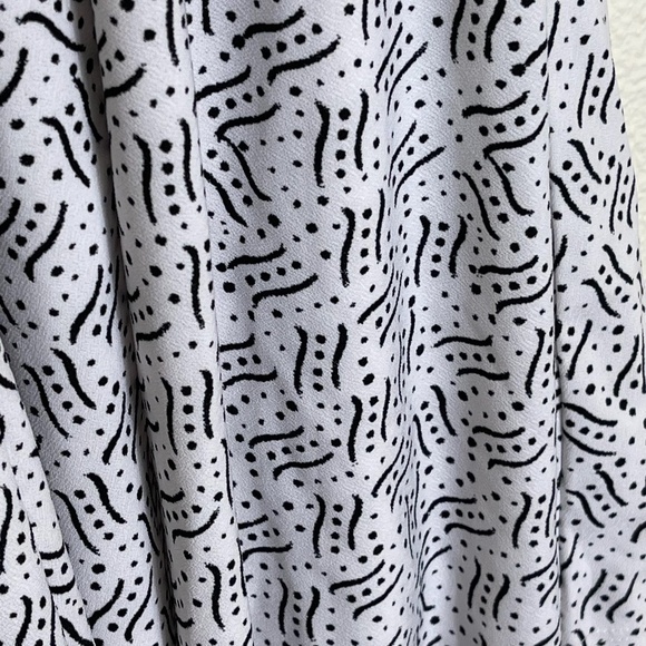 LEITH Nordstrom Black & White Strappy Twirl Dress Women's size XS NWT's - Picture 5 of 9